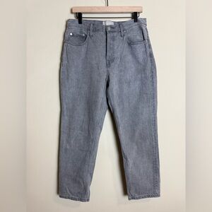 Everlane Womens Organic Cotton 90s Cheeky Jean Size 30 Crop Grey Wash Classic